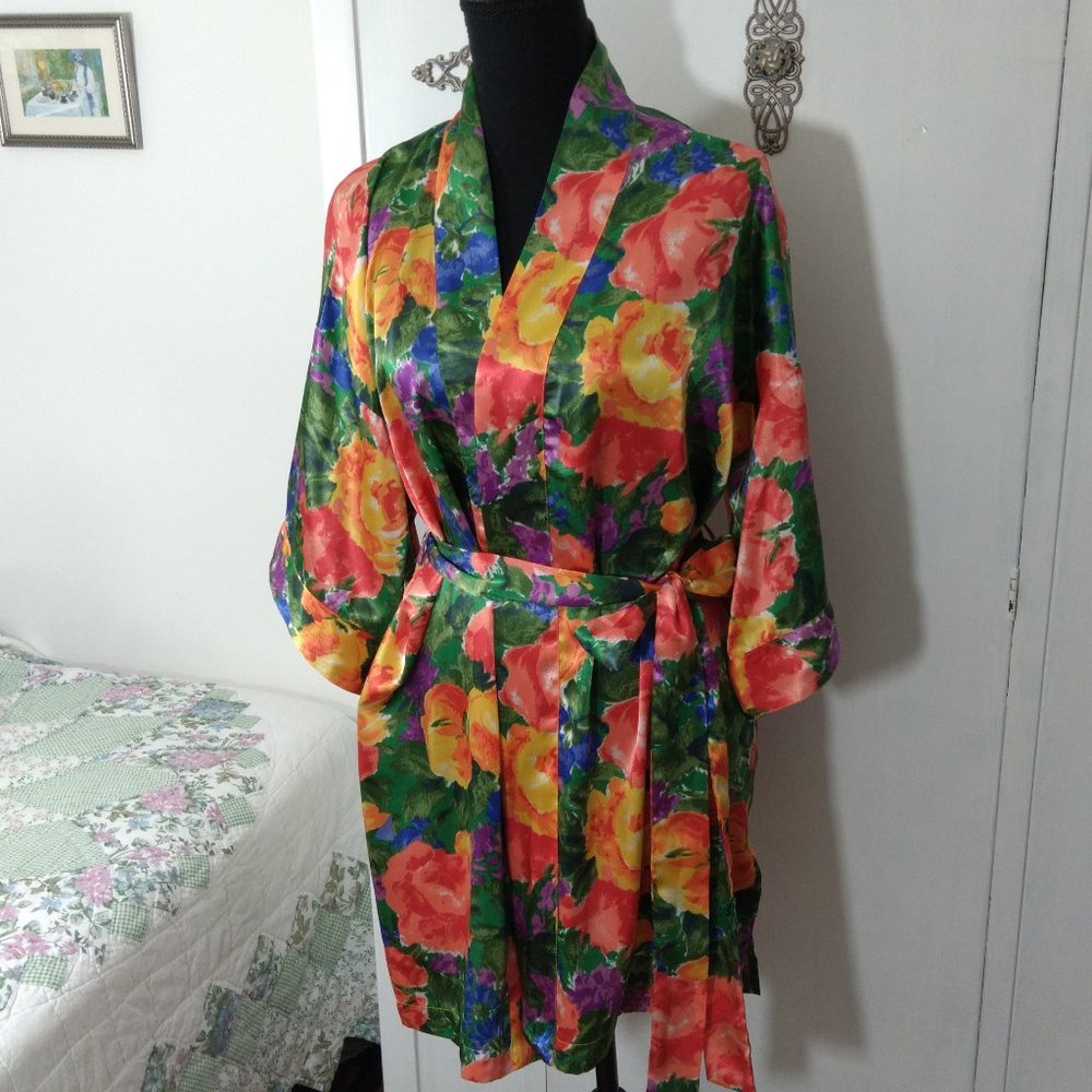 Victorias Secret Bright Floral Robe